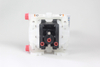 1/4'' Small PP Polypropylene Chemical Sandpiper Pneumatic Diaphragm