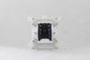 Polypropylene Shell Chemical Ptfe Pneumatic Double Diaphragm Pump